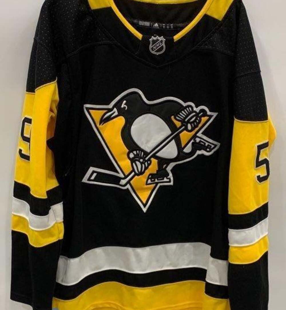 Adidas NHL Pittsburgh Penguins Jake Guentzel #59 Authentic Home Hockey Jersey Si